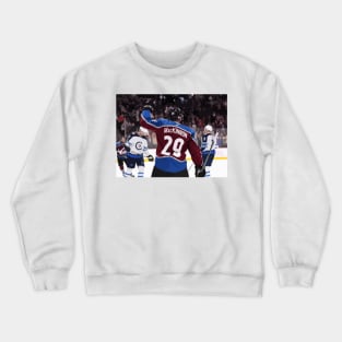 Nathan MacKinnon Jersey Painting Crewneck Sweatshirt